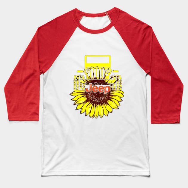 SUN FLOWER - NEW SUN OF DAY TEE Baseball T-Shirt by Tom's Dream